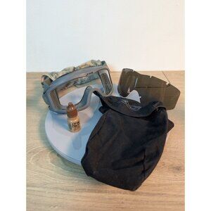 USGI ESS Profile NVG Tan Goggles w/ Clear & Dark Lens & Carrying Case Op Drops